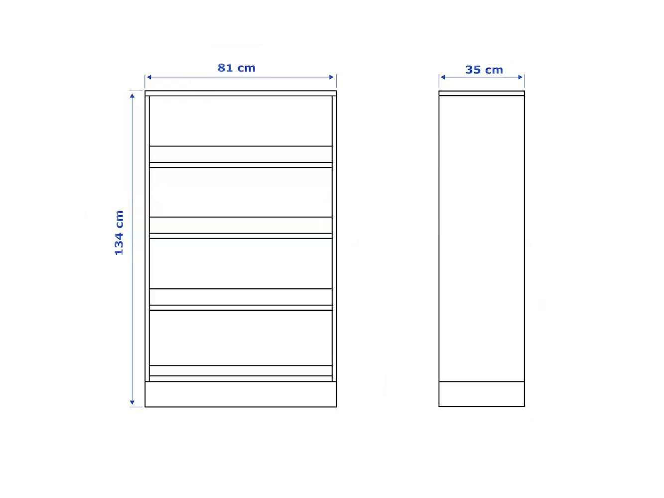 Стеллаж Хавста 216 white ИКЕА (IKEA) изображение товара