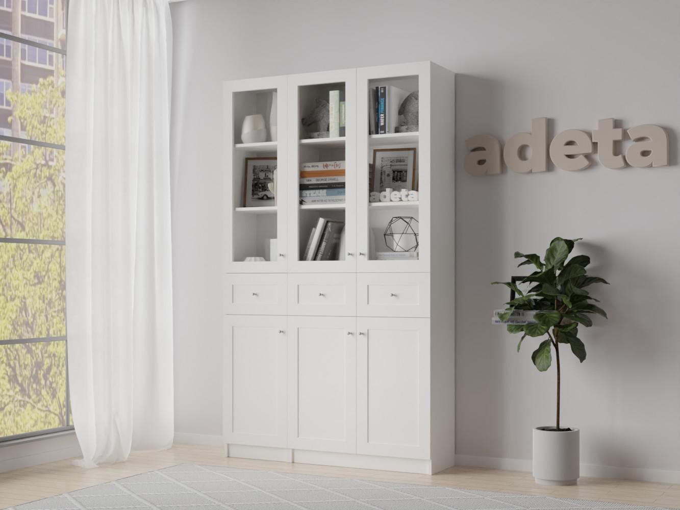 Книжный шкаф Билли 324 white ИКЕА (IKEA) изображение товара