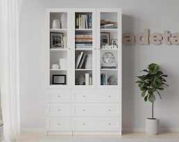 Изображение товара Книжный шкаф Билли 325 white ИКЕА (IKEA) на сайте adeta.ru