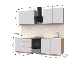 Изображение товара Кухонный гарнитур METOД 1 beige ИКЕА (IKEA) на сайте adeta.ru